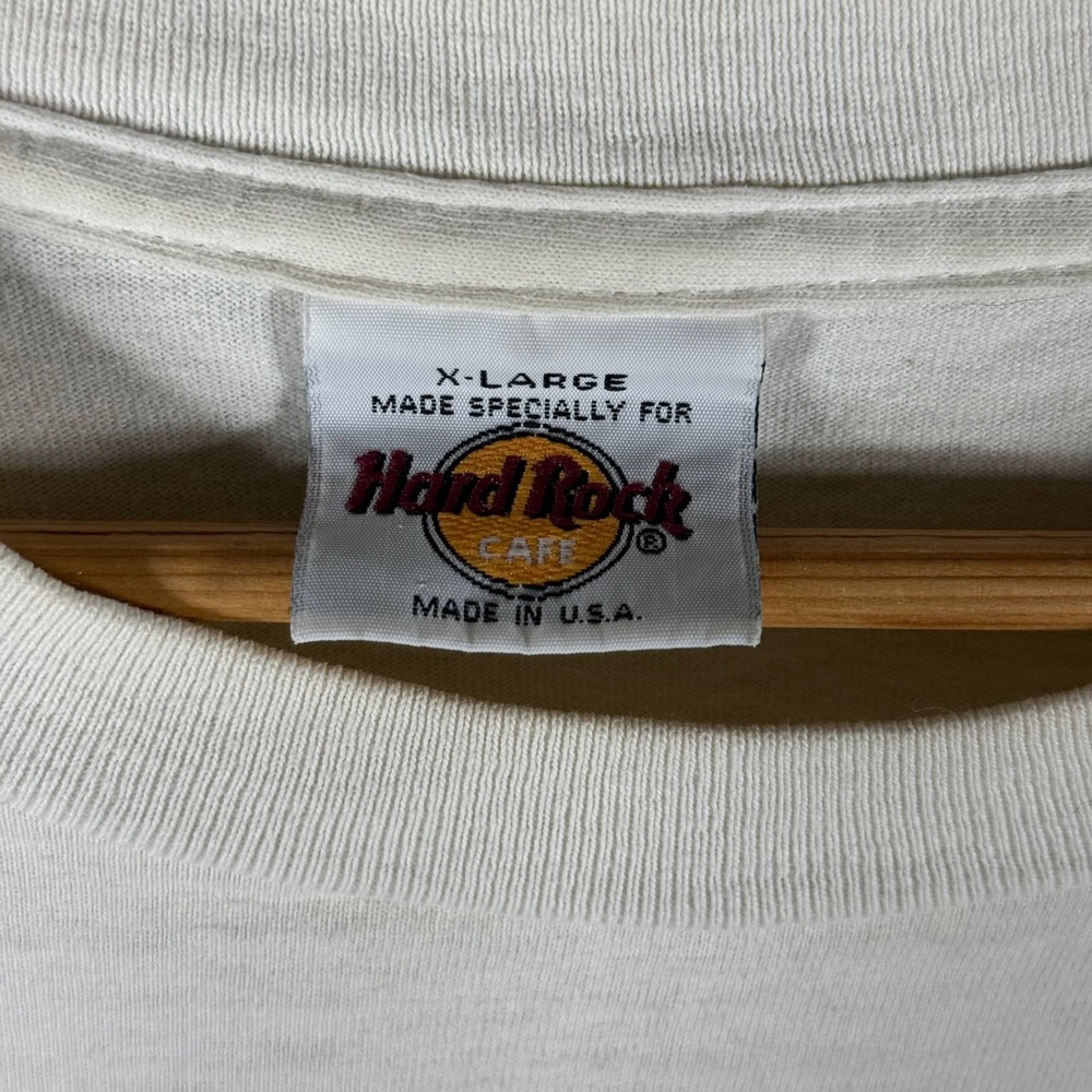 Hard Rock Cafe Vintage Washington DC Graphic T-Shirt White XL - Picture 5 of 7